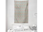 Abakuhaus Arazzo Geometrico E Copriletto, Decorazione Spagnola In Morbido Tessuto Microfibra Lavabile Senza Scolorimento, Stampa Digitale, 140 X 230 Cm, Multicolore