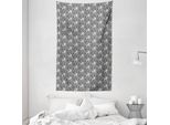 Abakuhaus Arazzo E Copriletto Tartaruga, Motivi Mandala Dettagliati In Morbido Tessuto Microfibra Lavabile Senza Scolorimento Stampa Digitale, 140 X 230 Cm, Blu Grigio Bianco Grigio