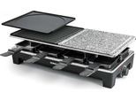 Rommelsbacher Raclette-Griglia In Pietra 1350W 8 Padelline Desc. Termostato Sw-Ed Rcs 1350
