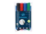 Schneider 50-129084 Confezione Da 4 Pennarelli Per Lavagne E Lavagne A Fogli Mobili Maxx 290 Colori Assortiti