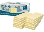 Info Notes 5655-11Box Riciclaggio-Haftnotizen Nature 125 X 75 Mm Gelb