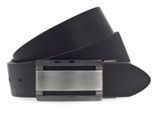 Vanzetti Pelle Cintura Classics 35Mm Full Leather Belt W85 Black Nero