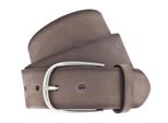 Vanzetti Pelle Cintura Denim Love 40Mm Full Leather Belt W110 Grey Taupe Grigio Marrone
