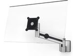 Durable Braccio Porta Monitor Pro Con Braccio Estensibile Per 1 Monitor Da Parete, Argento, 509023