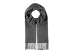 Fraas Sciarpa Cashmink® Scarf With Fringes Grey Grigio