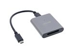 Inline® 66771 Lettore Di Schede Usb 3.2 Gen.2 USB-C O Usb A, Per Schede Cfexpress Type-B
