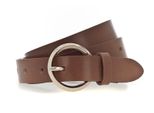Vanzetti Pelle Cintura Cintura In Vita 25Mm Leather Belt W70 Baileys Marrone