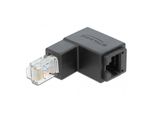 Delock 86423 Delock Adapter RJ45 St > RJ45 Bu Cat6 Utp Unten Gewinkelt