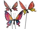 Set Di 3 Farfalle Apollo Da Giardino Di Circa 55 Cm - Decorazione Per Il Giardino
