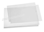Durable Busta Impermeabile A3 Con Fascette, 5 Pezzi, Trasparente, 502819