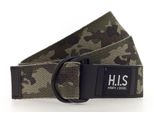 H.I.S Cintura 35Mm Camo Ribbon Belt W95 Oliv-Camouflage Cachi