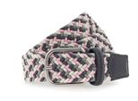 Vanzetti Cintura Braided Women's Belt W80 Rose / White Rosa Multicolore