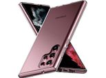 Samsung Galaxy S22 Ultra Cover Avana Custodia Protettiva In Silicone Trasparente Tpu Clear Slim Fit Case Trasparente