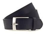 H.I.S Pelle Cintura 40Mm Men's Leather Belt W90 Navy Blu