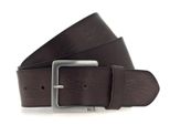 H.I.S Pelle Cintura 45Mm Leather Belt W90 Dark Brown Marrone