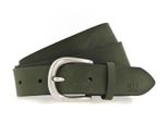 H.I.S Pelle Cintura 30Mm Leather Belt W95 Green Verde