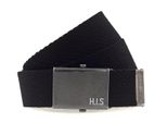 H.I.S Cintura Tape Belt W95 Black Nero