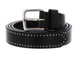 Marc O'polo Pelle Cintura Elea-Rivet Belt Ladies W100 Black Nero