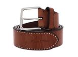 Marc O'polo Pelle Cintura Marie-Rivet Belt Ladies W80 Burnt Camel Marrone