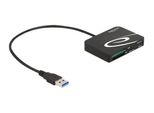Delock - Kartenleser (Sd, Microsd, Xqd 2.0) - Usb 3,2 Gen 1 (91756)