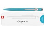 Caran D'ache 849681 Caran D'ache Biro Retrattile 849 Colormat-X, Blu Turchese