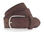 Vanzetti Pelle Cintura Denim Love 40Mm Full Leather Belt W90 Dark Brown Marrone Scuro