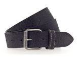 H.I.S Pelle Cintura 35Mm Leather Belt W85 Black Nero