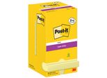 Post-It® 7100290174 8 + 4 Gratis: Post-It® Super Sticky Haftnotizen Extrastark Gelb 8 BlöCke + Gratis 4 BlöCke(T)
