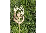 Tappo Da Giardino In Acciaio Inox Cane Pastore