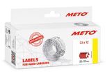 Meto 30013399 Meto Preisetiketten "Sonderpreis"" Leuchtrot Permanent 22,0 X 12,0 Mm, 6 Rollen"