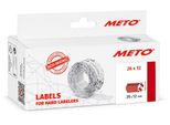 Meto 30013410 Meto Preisetiketten "Sonderpreis"" Leuchtrot Permanent 26,0 X 12,0 Mm, 6 Rollen"