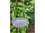 Fioriera Pensile Shabby Chic Marina, Grigio-Marrone Fioriera Shabby Chic Marina - 27 Cm