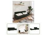 The Living Store Divano Letto A 2 Posti In Velluto Verde Scuro