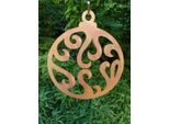 Ornamento A Forma Di Palla Per Albero Di Natale In Acciaio Inox