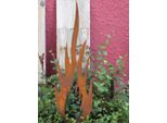 Fiamma In Acciaio Inox Da Inserire, Frastagliata Fiamma Frastagliata - 36 Cm