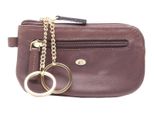 Esquire Caso Chiave Nizza Key Case Brown Marrone