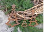 Decorazioni Per Albero Di Natale In Acciaio Inox Abete, 3 Misure Abete - Grande
