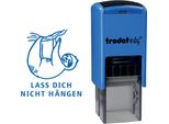Trodat 163236 Trodat Timbro Motivazionale Edy "Bradipo"", Blu"