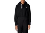 Champion Felpe Wmns Reverse Weave Cropped Hoodie, 114613KK001NBK, Taglia: 158