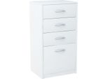 Cassettiera Stretta Iboja – Bianco