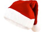 Cappello Da Babbo Natale Con Pompon Per Adolescenti Adulti Peluche Babbo Natale Travestimento 22556