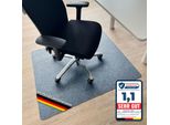 Tappetino Di Protezione Per Il Pavimento Tappetino Per Sedia Da Ufficio Viking In Poliestere 100 X 120 Cm Grigio Argento