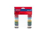 Herlitz 08767501 Strisce Di Cucitura 34 X 150 Mm Pellicola Pp 10 Pezzi Assortiti