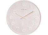 Nextime 3096WI Orologio Da Tavolo O Da Parete Al Quarzo A Cerchio Bianco Bianco