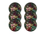 Tovaglietta Bertoni, 6 Pezzi, Rotonda, 33 Cm, Bouquet Di Fiori, Tovaglietta Da Tavola