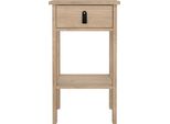 Comodino Madrid 1 Cassetto, 1 Ripiano Decoro Rovere.