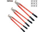 Yato Cesoie Per Cavi Elettrici Tagliacavi Pinze Per Cavi Tagliafili Cesoie Per Cavi Elettrici 370 / 580 / 770 Mm, Dimensione: 125 Mm² / 370 Mm Di Lunghezza / YT-18610