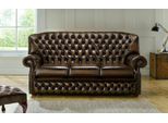 Jv Furniture Divano Chesterfield A 3 Posti Nuovo