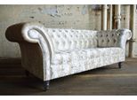 Jv Furniture Divano Chesterfield A 3 Posti
