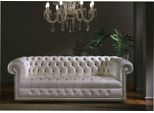 Set Di Divani Chesterfield Di Design A 3 Posti In Pelle Divano Imbottito Blu Divani